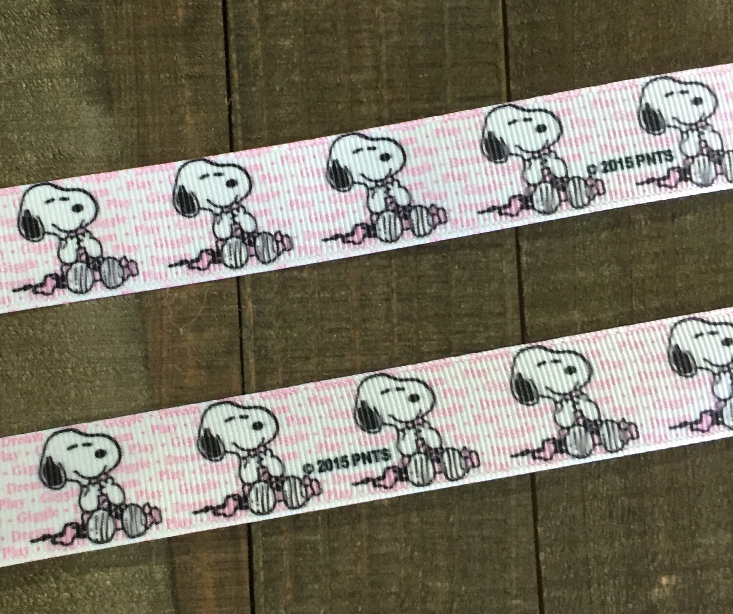 Snoopy Ribbon Charlie Brown Ribbon by EmziesSupply on Etsy