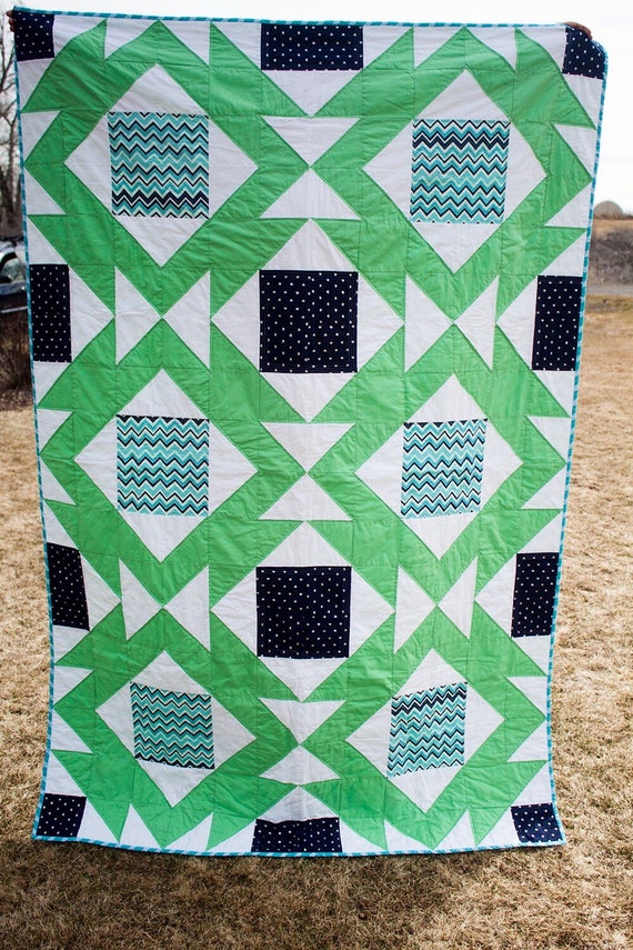 Southwest Dance/pattern/quilt pattern pdf/modern quilt pattern/instant download/twin size ...