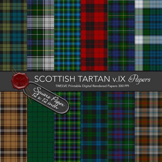 Scottish Tartans /Highland Clan Campbell by CornucopiaArtDesign