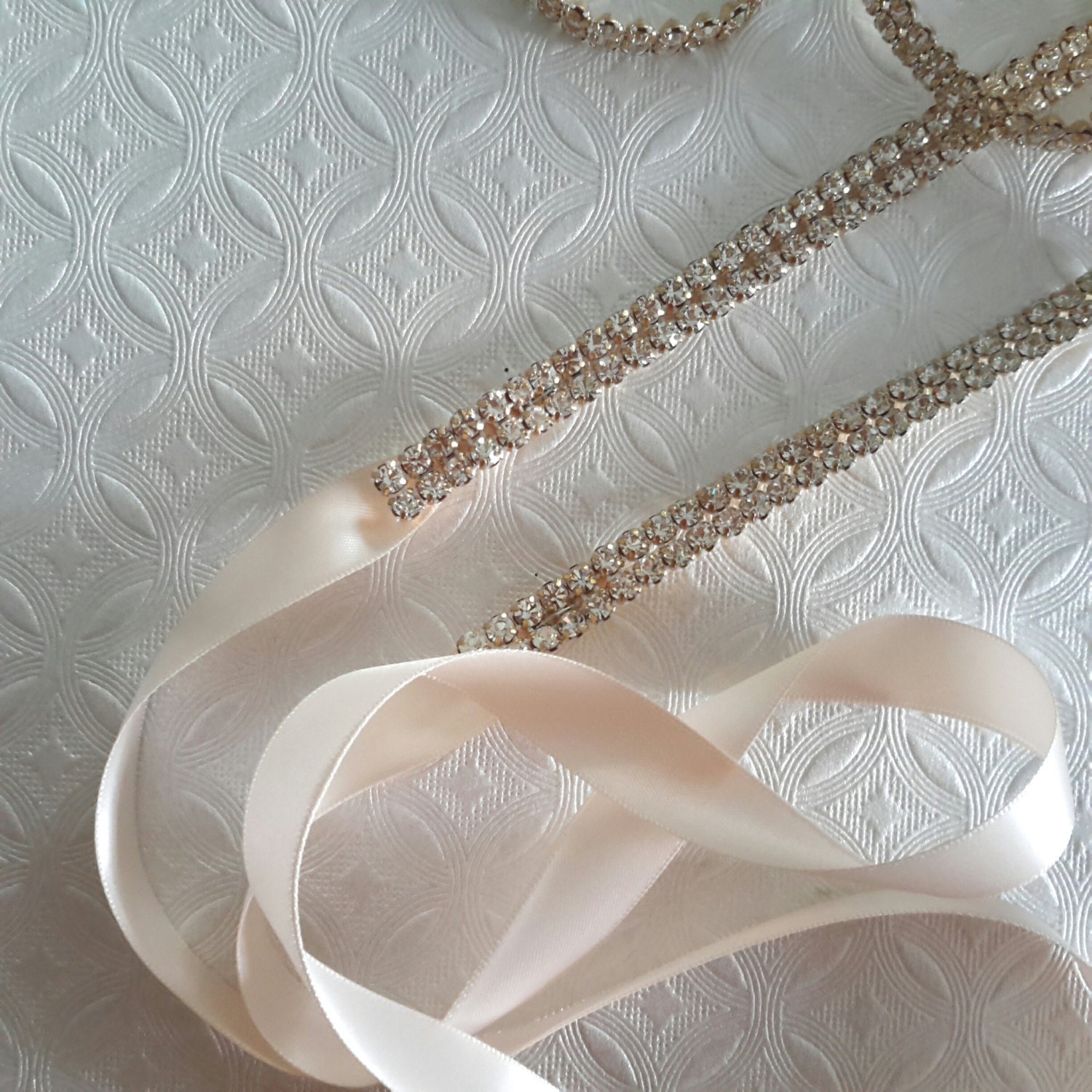 Skinny Gold Rhinestone Belt Bridal Belt Gold Wedding Sash