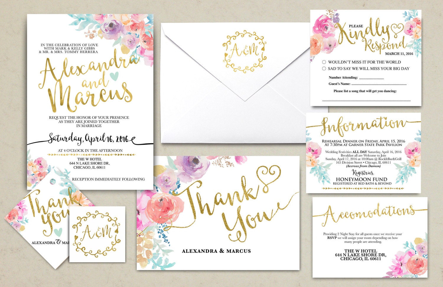 Floral Rustic BOHO Wedding Invitation Printable KraftWedding Suite RSVP Monogram Info Card Hand Lettered Typography Floral Rustic BOHO Wedding Invitation Printable KraftWedding Suite RSVP Monogram Info Card Hand Lettered Typography