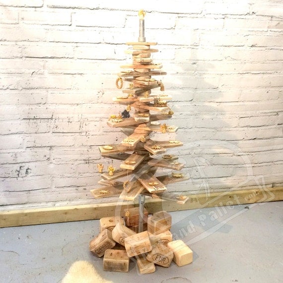 Wooden tree as seen on Etsy