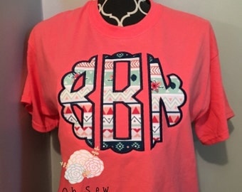 womens monogram shirts