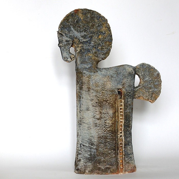 The Trojan Horse v. 2.6/ Ceramic Sculpture/ Unique Ceramic