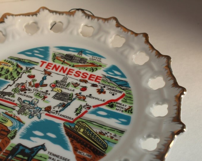 Souvenir Plate Tennessee