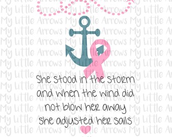 Cancer survivor SVG, DXF, EPS, png Files for Cutting Machines Cameo or Cricut // cancer awareness svg // breast cancer svg // survivor svg