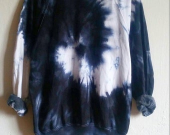 The Black Snake Tie-Dye Sweatshirt, tumblr, grunge, hipster