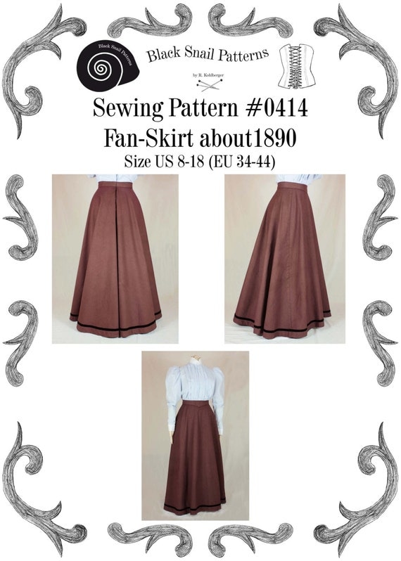 Tutorial for high waist victorian style skirt  Fashion sewing, Sewing  skirts, Skirt pattern