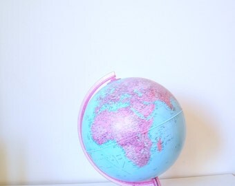 globe, world map, map of the world, lighting