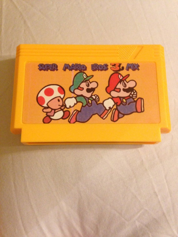 Super Mario Bros 3 Mix Custom Famicom 8bit Game. 8 bit