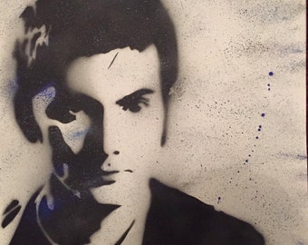 Doctor Who / David Tennant Canvas Acrylic Artistik Artwork