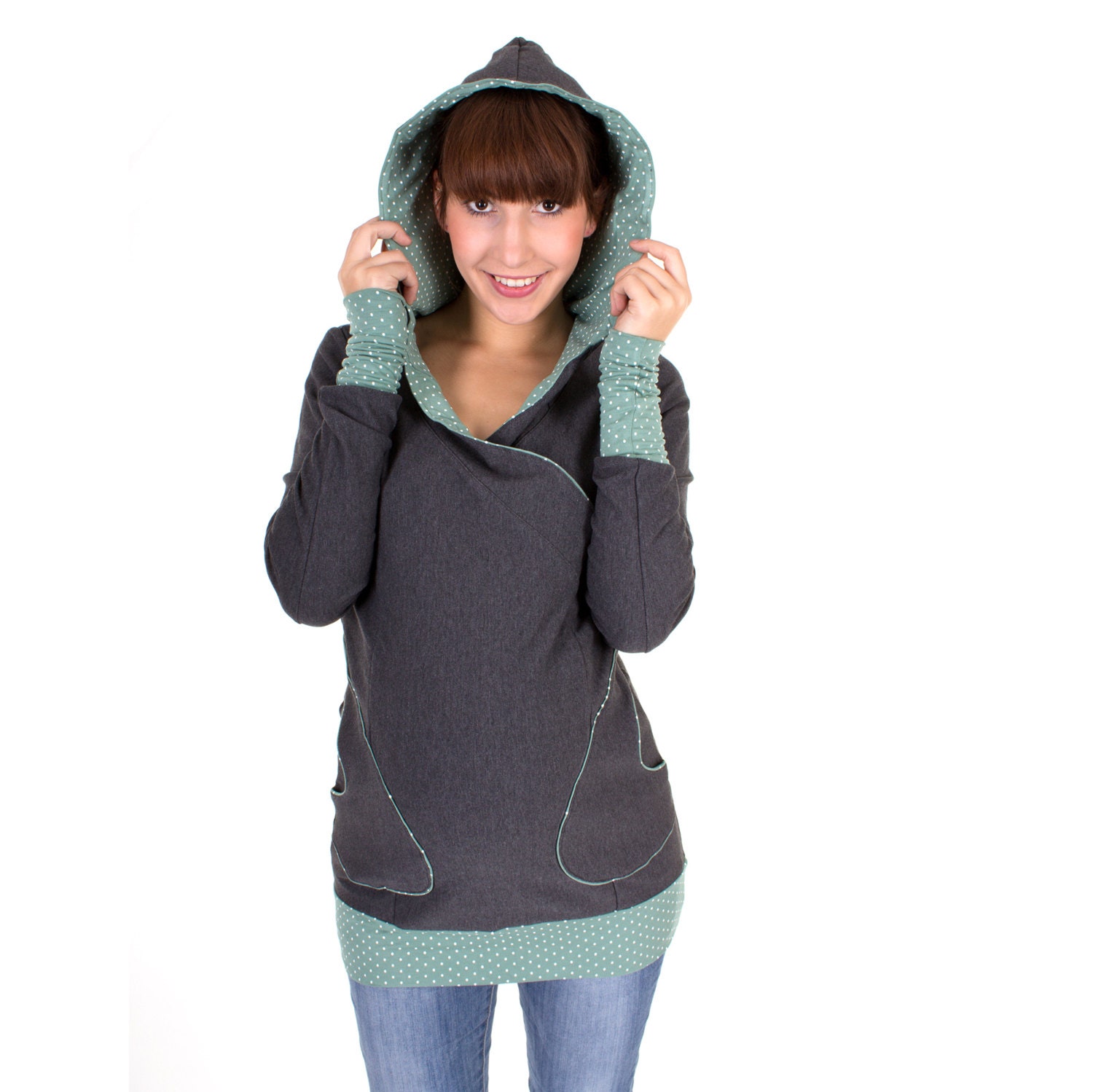 Nursing hoodie maternity nursing jumper nursing wear breast