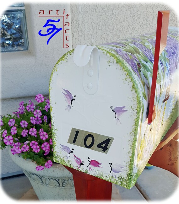 Mailbox Rural Mailbox Decorative Mailbox by 57Artifacts on Etsy