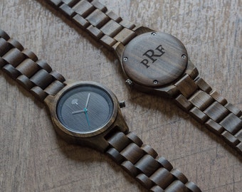 Womens Wood Watch, clock, watch, Wooden watch,womens watch, birthday gift, mother, bridesmaid gift, wife ,Christmas, mom,anniversary, BLwSM