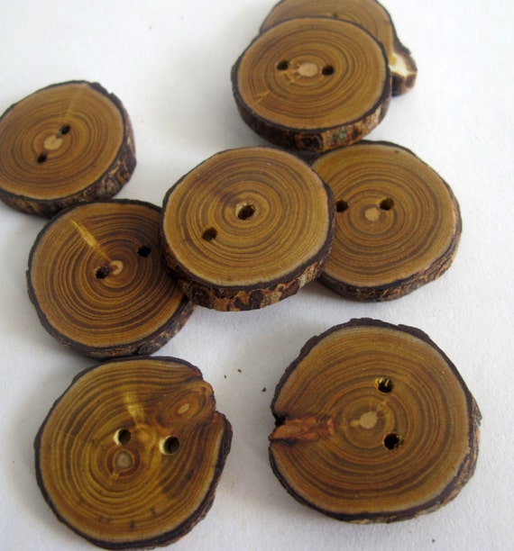 Rustic Wooden Buttons 5