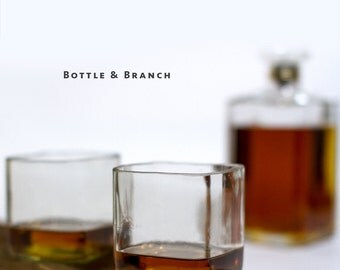 Square Whiskey Glasses 3"X3"X3"