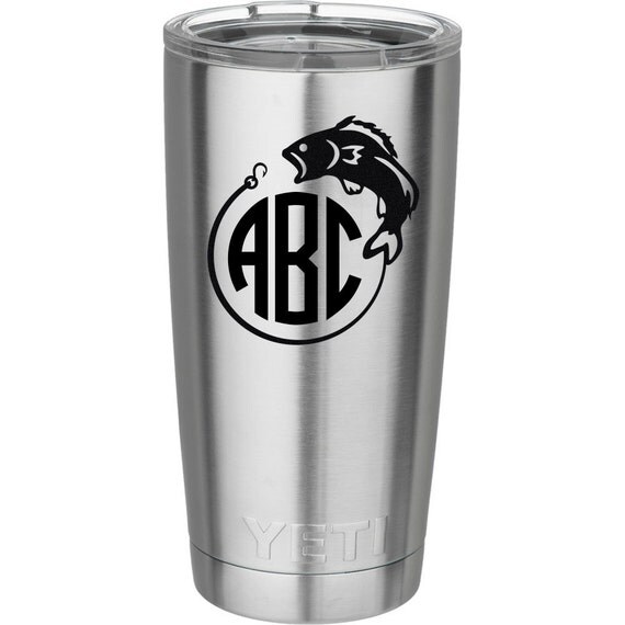 Yeti Decal Yeti Tumbler Decal Yeti Fish Decal Yeti