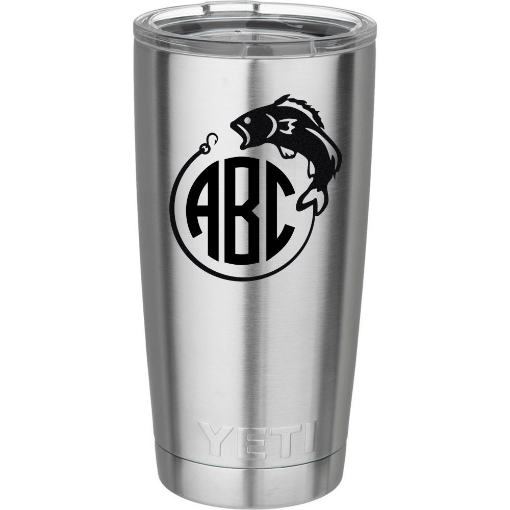 Yeti Decal Yeti Tumbler Decal Yeti Fish Decal Yeti
