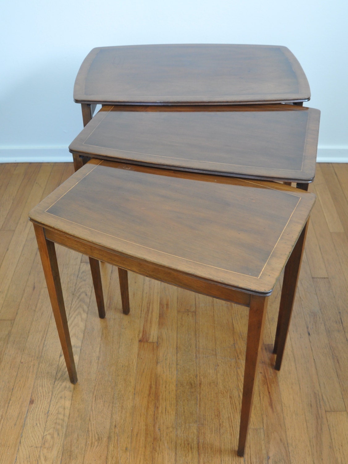 Set of 3 Kittinger Nesting Tables Haute Juice