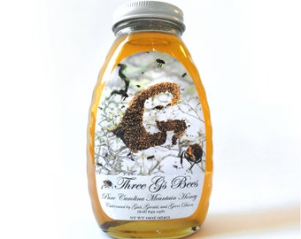Award Winning Raw Blue Ridge Wild Mountain Honey