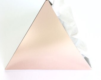 Luxe Rose Gold Geometric Tissue Boxes | 3 Count | Refillable Tissue Boxes | Luxe Home Decor | Reusable Tissue Box | Geometric Home Decor
