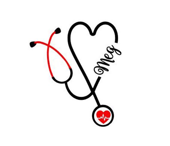 Download Nurse Stethoscope Sticker Heart Stethosope Yeti Sticker