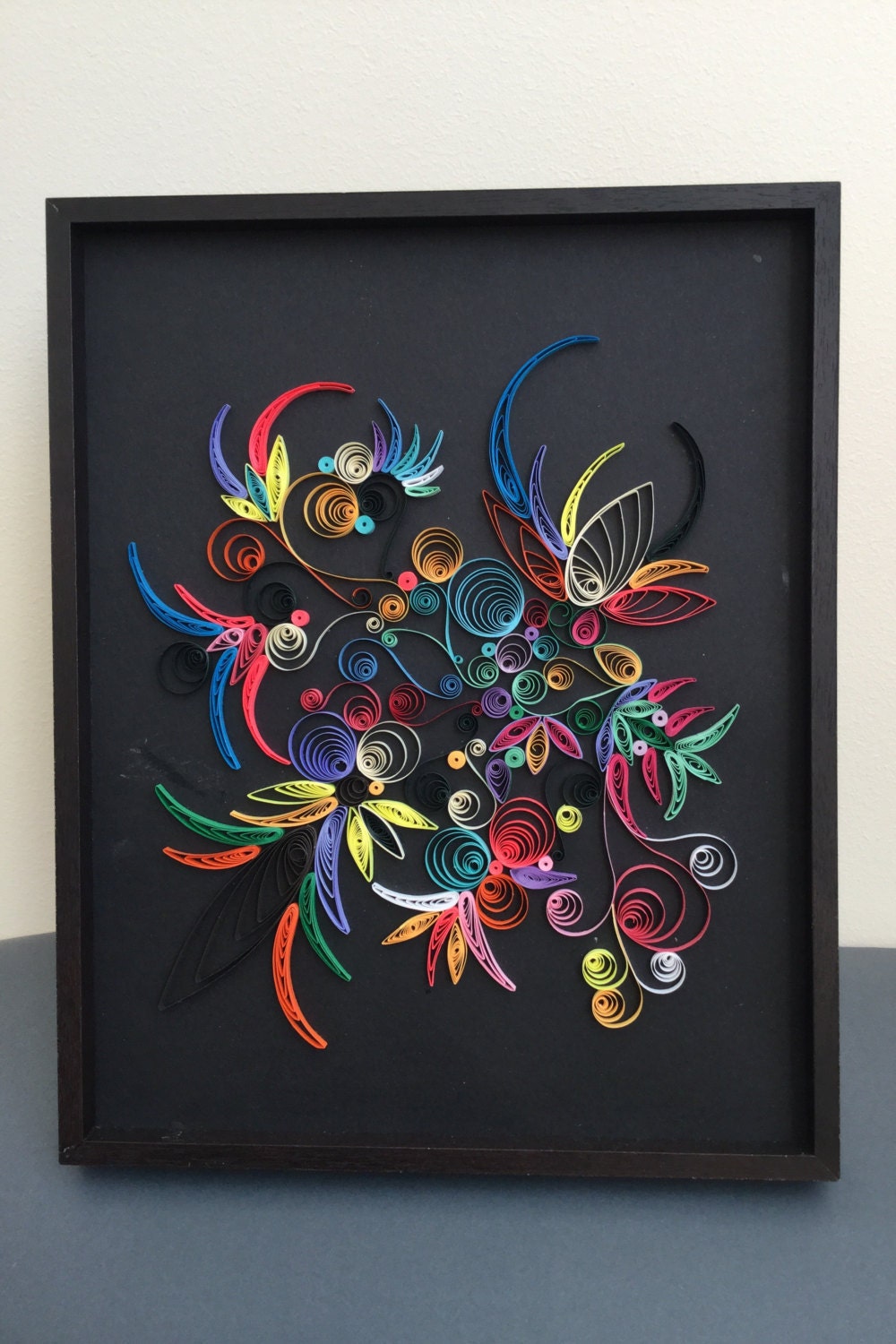 QUILLING PAPER ART Brasil quillinghandmade wall artcolor