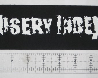 Misery Index Patch - Punk Grindcore Phobia Extinction of Mankind Wormrot Nasum Agoraphobic Nosebleed Magrudergrind Pig Destroyer Carcass