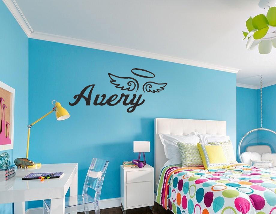 Custom Girls Wall Decal Name Decals Bedroom Ideas Nursery