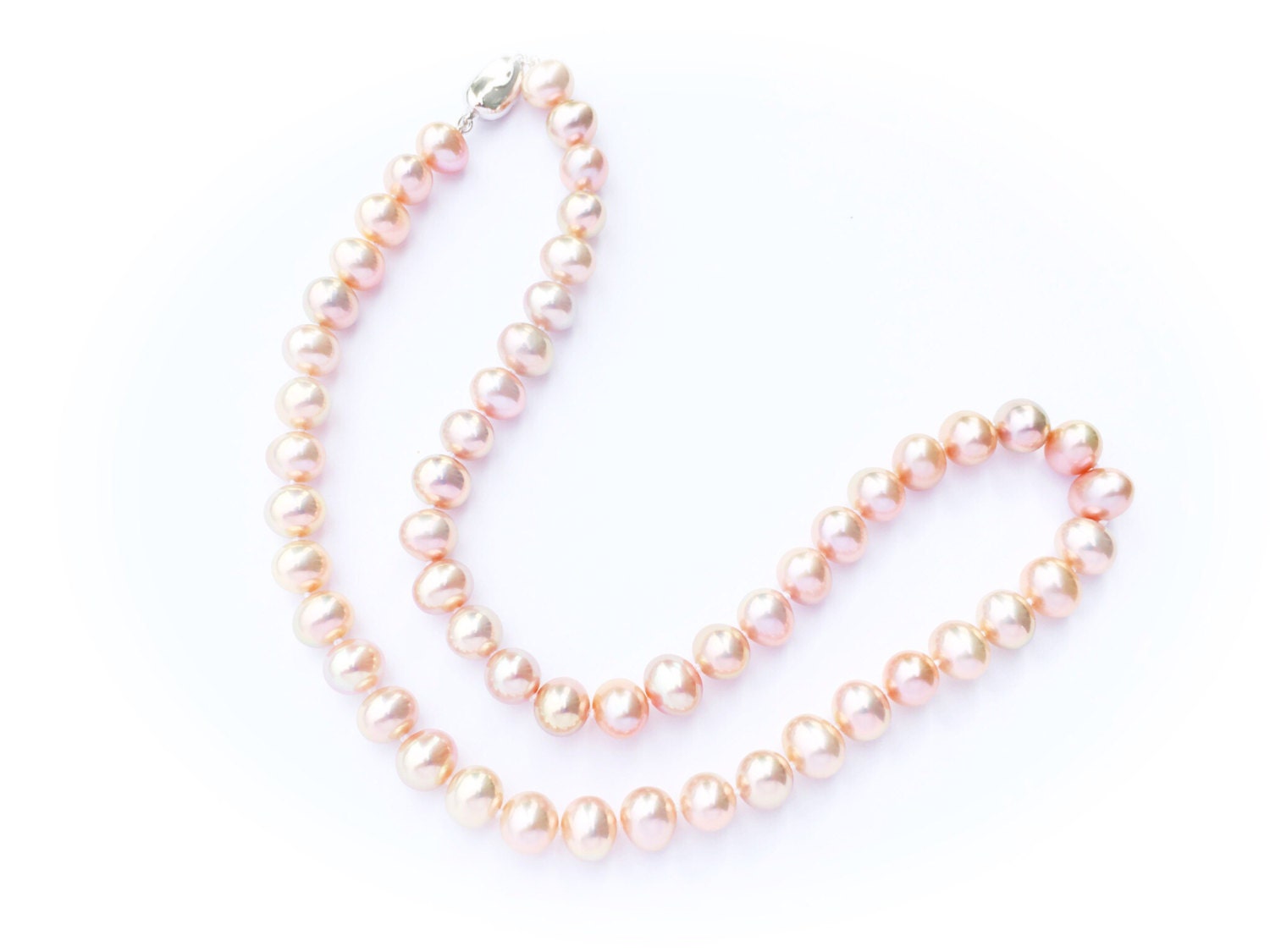 Blush Pink Genuine Cultured Freshwater Pearl by TyleeReiBoutique