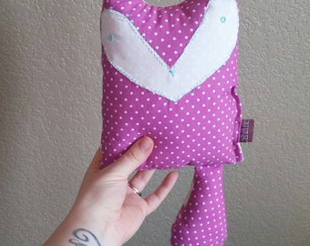 Raspberry Fox Pillow Baby Toy