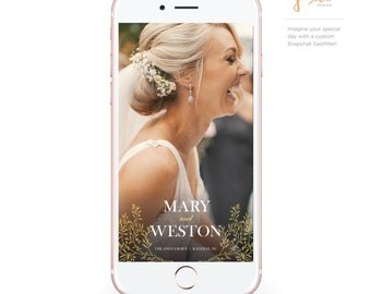Custom Snapchat Geofilter: Wedding Branches