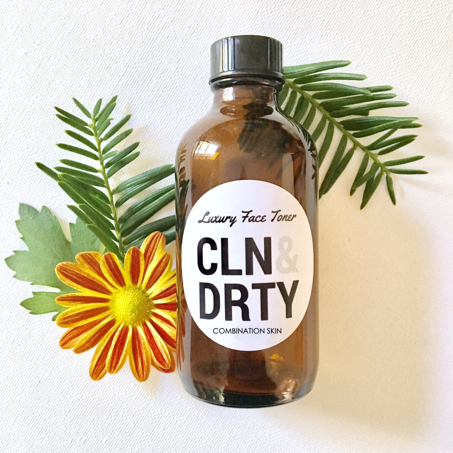 Combination Skin Vegan Facial Toner Acne Face Wash by CLNandDRTY