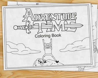 Adventure Time Coloring Book (Finn the Human, Jake the Dog) PDF