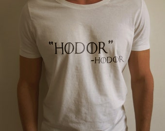 Game of Thrones "HODOR" by Hodor T-Shirt S-4XL Available