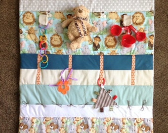 EASY Play Mat PATTERN - Tummy Time - Baby Quilt Pattern - Sensory Mat Tutorial - DIY pdf Digital Printable Instant Download