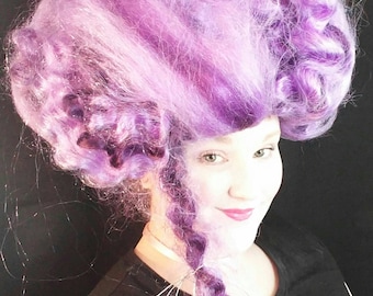 Purple Lavender Marie Antoinette Wig free shipping