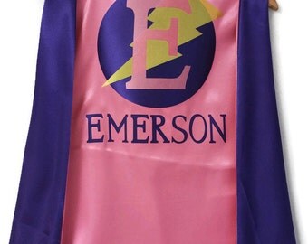 GIRLS SUPERHERO CAPE - Super Hero Cape - Girl Capes - Personalized Superhero Cape - Girl Superhero Party - Custom Cape - Superhero Costume