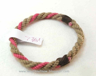 cotton grommet rope bracelet mini collection 2037