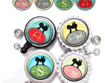 Labor & Delivery Badge Reel - Personalized Pediatric Baby Nurse Retractable ID Holder in 4 Colors with Name, Monogram, Occupation (A232)