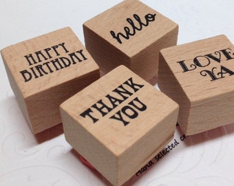 Unique thank you stamp related items | Etsy