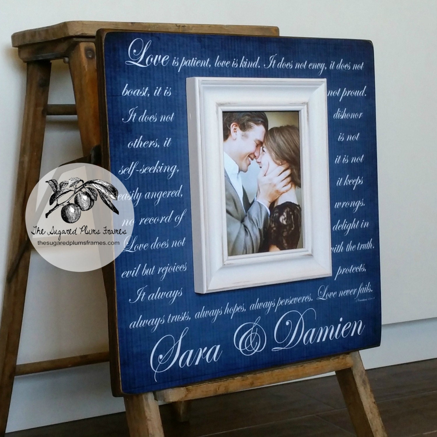 LOVE IS PATIENT Love is Kind Wedding Frame Wedding Gift