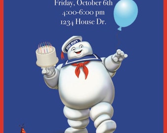 Ghostbusters Invitation