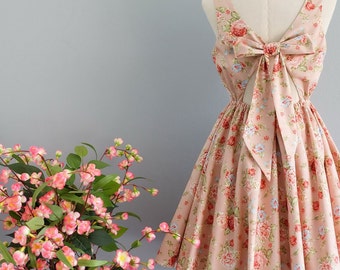 Pink dress pink floral dress pink party dress floral party dress floral sundress pink bridesmaid dresses floral bridesmaid dresses