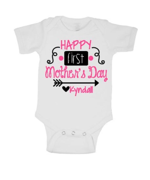 Download Happy First Mothers Day Onesie Baby Shower Gift