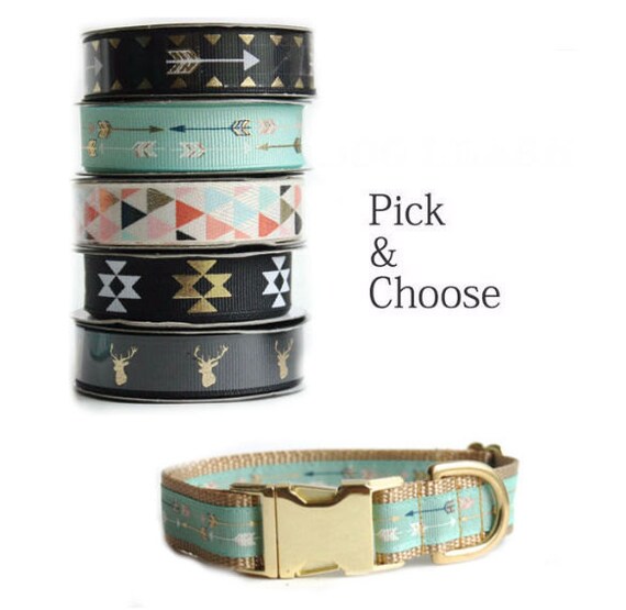 Metal Buckle Dog Collar in Pick and Choose Not by MuttsnBones