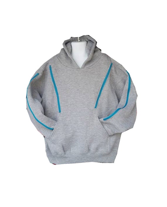 arm zip sweatshirt