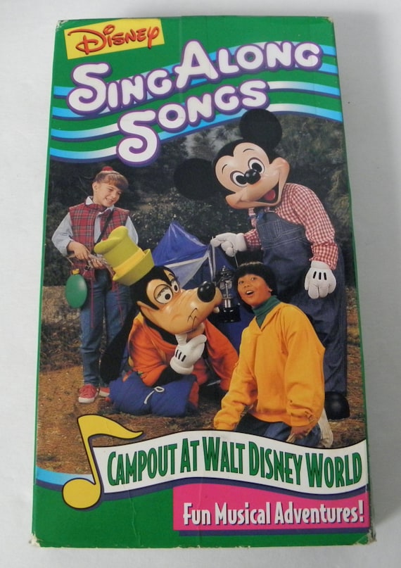 Walt Disney Sing Along Songs Vhs Tapes