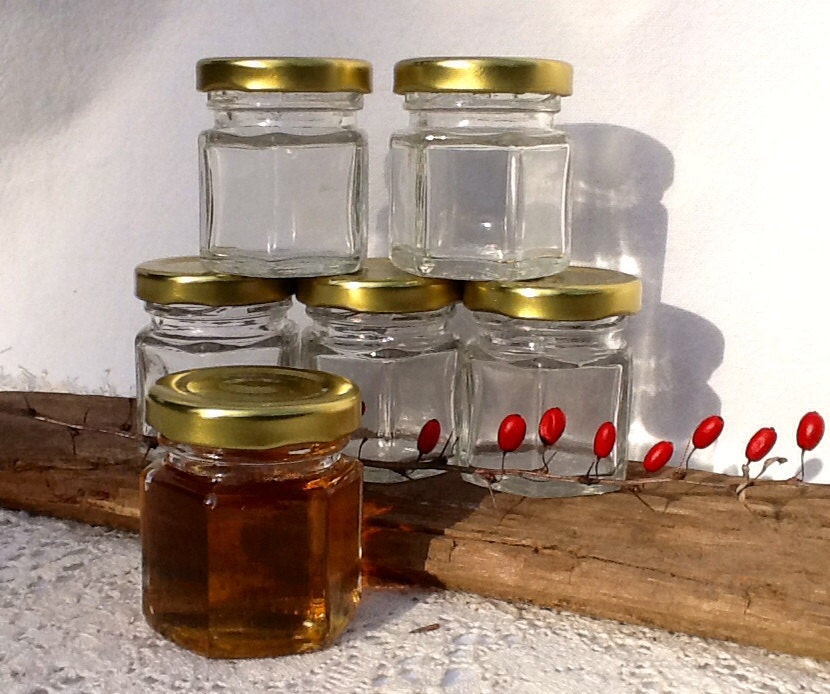 40 Empty 1.5 oz Jars Honey Favors Wedding Favors Baptism
