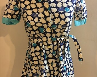 Adorable Soviet smock with belt and pockets! New!
